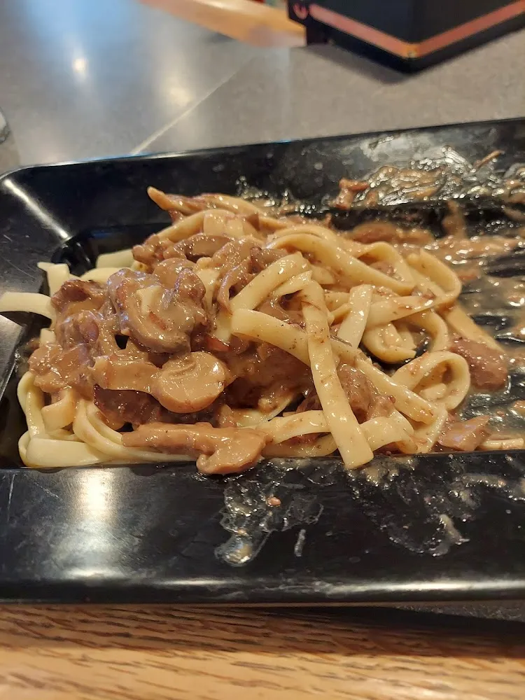 Beef Tips and Noodles
