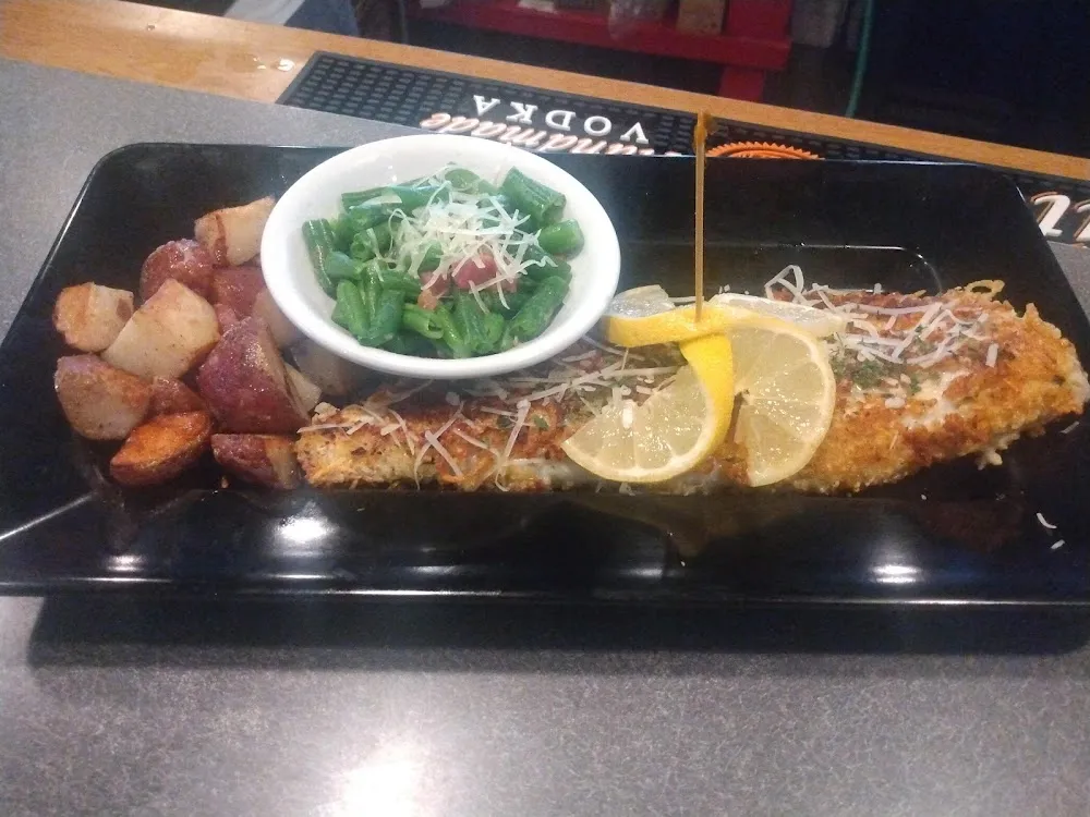 Parm Crusted Walleye